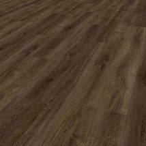 Parquet PVC Gerflor Senso Clic Premium 1195 Kariba dark, lame PVC bois foncé clipsable, 24 x 146,1 cm, usage commercial et résidentiel