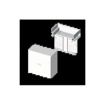 Boite De Connexion-Derivation Blanc Ral9010 40X60 U24X