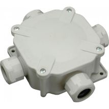 Sez - Boîte De Dérivation Étanche Ip67 4 Presse-étoupes 144 X 144mm Gris