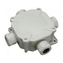 SEZ - Boîte de dérivation étanche IP67 4 presse-étoupes 144 x 144mm gris
