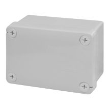 Boite De Derivation Grise 120x80x50mm Avec Couvercle À Vis Étanche Ip55 650° Cubik
