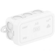 Boîte de dérivation Obo Bettermann 2000005 (l x l x h) 80 x 43 x 34 mm blanc pur (ral 9010) IP55 1 pc(s) Y01823