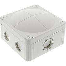 10105597 Boîte de dérivation (l x l x h) 95 x 95 x 60 mm gris clair (ral 7035) IP66/IP67 1 pc(s) - Wiska