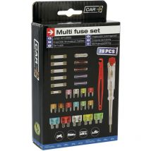 Carplus - Boite De Fusibles + Accessoires 28 Pieces dont 10A