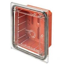 Boîte Gewiss d'encastrement transparente étanche IP55 138x169x70 GW48691