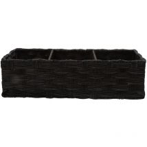 Boîte de rangement 1 pièce, boîte de rangement rectangulaire, conteneur de rangement décoratif, boîte pour articles ménagers divers