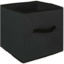 Panier tissulanière 31x31cm mix n modul noir - 5five