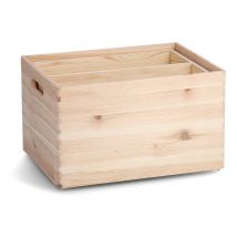 Boîte de rangement avec compartiments amovibles, 40 x 30 x 24 cm