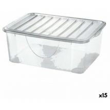 Tontarelli - Boîte de rangement de avec couvercle dodo (36 x 26,4 x 14,2 cm) 36 x 26,4 x 14,2 cm (15 pièces)