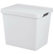 Boîte de rangement avec couvercle Tontarelli maya white 23,9 l 36 x 28 x 31,1 cm