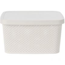 Boîte de rangement avec couvercle, verrouillable, en plastique, 7000 ml