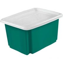 Boîte de rangement, capacité 15 Litres, 38x28,5x20,5, eco green, collection Emil&Emilia
