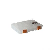 Velleman boîte de rangement 11 compartiments 230 x 150 x 33 mm transparente