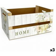 Boîte de rangement Confortime home (3 pièces) (44 x 24,5 x 23 cm)