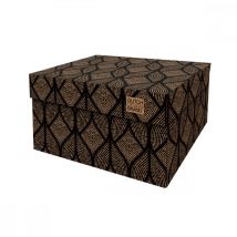 Boite de rangement Cordoba black 39,5x32x21cm Dutch Design Brand Noir