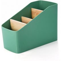 Boîte de rangement de bureau en bois, organiseur polyvalent pour fournitures de bureau, rangement pour papeterie