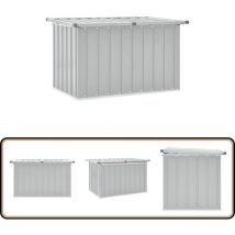 Boîte de rangement de jardin Gris 109x67x65 cm - Boîte De Rangement Jardin - Coffre De Jardin - Rangement Exterieur - Meuble De Jardin - Coffre De
