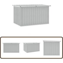 Boîte de rangement de jardin Gris 149x99x93 cm - Boîte De Rangement Jardin - Coffre De Jardin - Rangement Exterieur - Meuble De Jardin - Coffre De