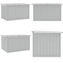 Boîte de rangement de jardin Gris 149x99x93 cm - Boîte De Rangement Jardin - Coffre De Jardin - Rangement Exterieur - Meuble De Jardin - Coffre De
