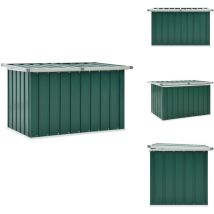 Boîte de rangement de jardin Vert 109x67x65 cm - Boîte De Rangement Jardin - Coffre De Rangement Extérieur - Rangement Jardin - Coffre De Jardin