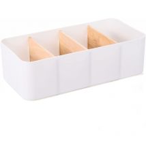 Boîte de rangement en bois pour bureau, organiseur polyvalent pour fournitures de bureau, rangement pour papeterie