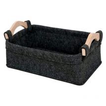 Boîte de rangement en feutre – Panier de rangement pliable avec poignées pour jouets, maison, chambre, bureau, cosmétiques