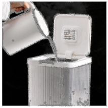 Boîte de rangement hermétique transparente pour aliments, conteneur de stockage pour céréales, farines, riz, 12 l
