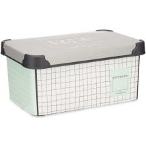 Boîte de rangement home plastique 5 l (19 x 13,5 x 29 cm)