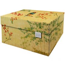 Boite de rangement Japanese Blossom 39,5x32x21cm Dutch Design Brand Jaune
