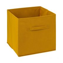 Boîte de Rangement Pliable 'Basic' 31x31cm Moutarde