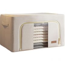 Boîte de rangement pliable en coton 66 l
