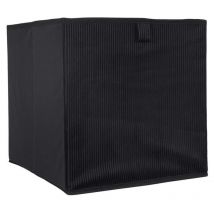 Boîte de rangement pliable Giulia, noire