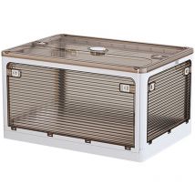 Joybos - Boîte de rangement pliable 28 l multifonctionnelle couleur blanche.
