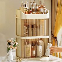 Feiyue - Boîte de rangement pour cosmétiques avec tiroirs, organisateur de maquillage, tiroirs de rangement pour cosmétiques et boîte de présentation