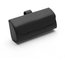 Boîte de Rangement pour Lunettes de Soleil et Porte-Lunettes à Clip pour Pare-Soleil de Voiture, étui de Rangement en Cuir, support de Lunettes de