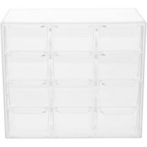 Boîte de rangement pour organisateur de bureau avec tiroirs amovibles, boîte de rangement pour cosmétiques