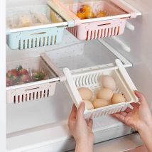 Boîte de rangement pour réfrigérateur pop-up avec tiroir de rangement Boîte de rangement pour réfrigérateur Keep Fridge (lot de 4)