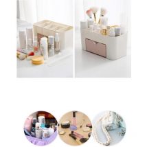 Boîte de rangement pour trousse de maquillage de bureau, type tiroir, gain de place