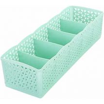 Boîte de rangement pouRôtiroir, Boîte de rangement pour organisateur de rangement pouRôtiroir de bureau avec grille perforée à 5 grilles Chaussettes