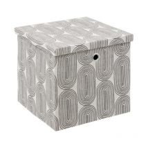 Boîte de Rangement 'Raibow' 31x31cm Gris