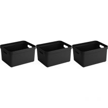 Boite de rangement Sigma home Box 32 L (Lot de 3)