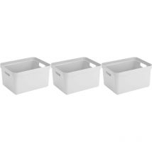 Boite de rangement Sigma home Box 32 l (Lot de 3)