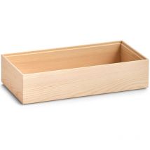 Boîte de rangement universelle, boîte en pin, petite boîte d'articles.