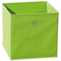 Bac de rangement – 32x32x32 cm – Tissu 100% polypropylène – Vert – LINK'S