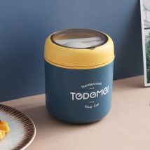 Boite de stockage,530ML Gobelet à céréales à emporter, Boîte à repas, bol muesli a emporter avec Cuillère et Couvercles pour Muesli, Café, Yogourt