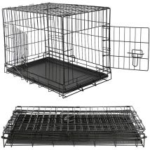 Boîte de transport pour chiens cage métallique pliable boîte de transport pour chiens cage en treillis