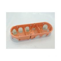 Eaton - Boite d'encastrement triple étanche cloison seche entraxe 71mm prof 40mm isolée bbc planet box 360 capri 732300