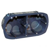 Eur Ohm - eurohm xl ultra boîte encastrement double multimatériaux étanche à L&039,AIR P40MM E71 - 52014