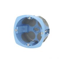 Boite encastrement 1 poste, prof. 50mm, lot de 5 Eur'ohm