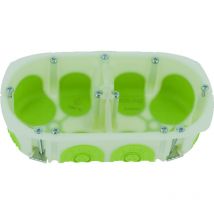 boîte encastrement - bbs - 2 postes - diamètre 67 mm - profondeur 40 mm - bizline 550240